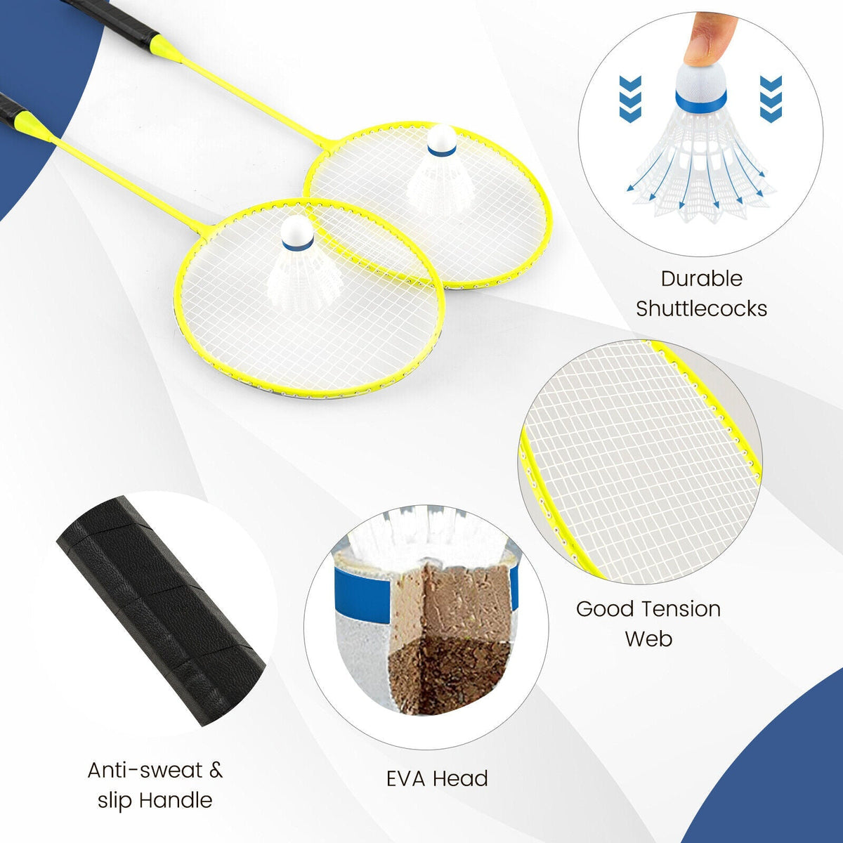 Portable Badminton Set