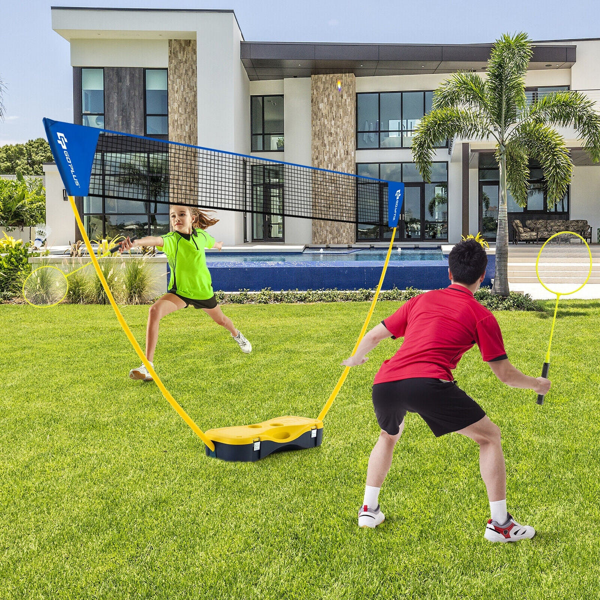 Portable Badminton Set