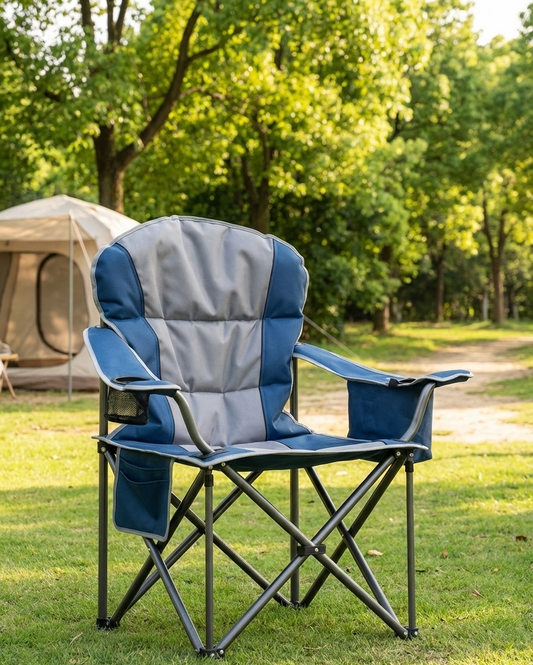 500-Lb Heavy-Duty Folding Camping Chair