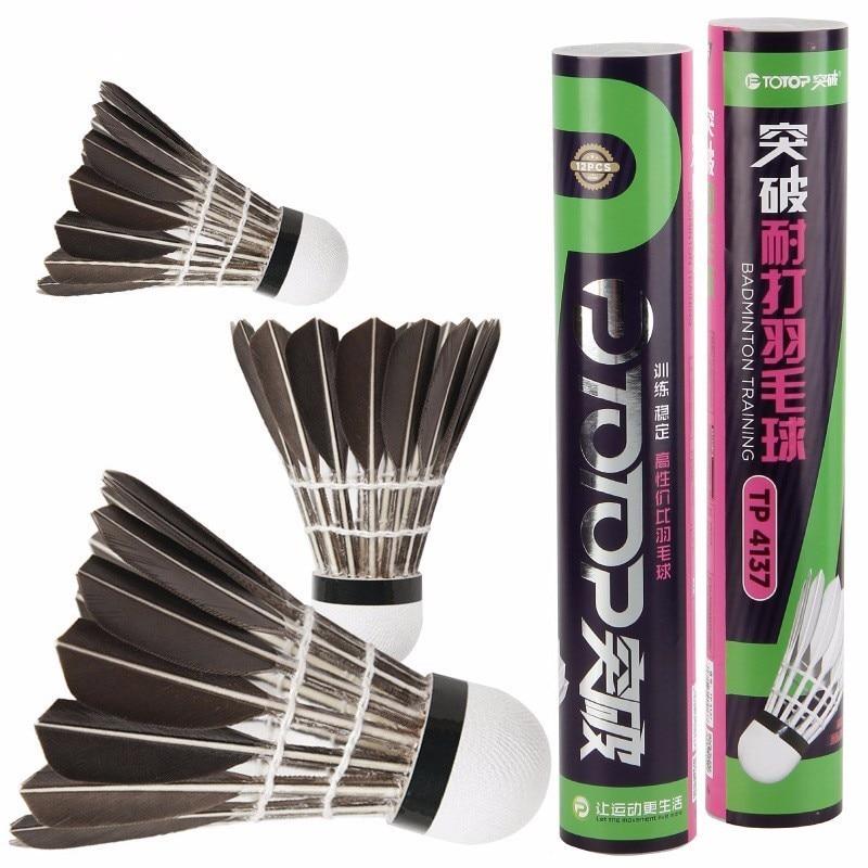 12-Pack Badminton Shuttlecocks