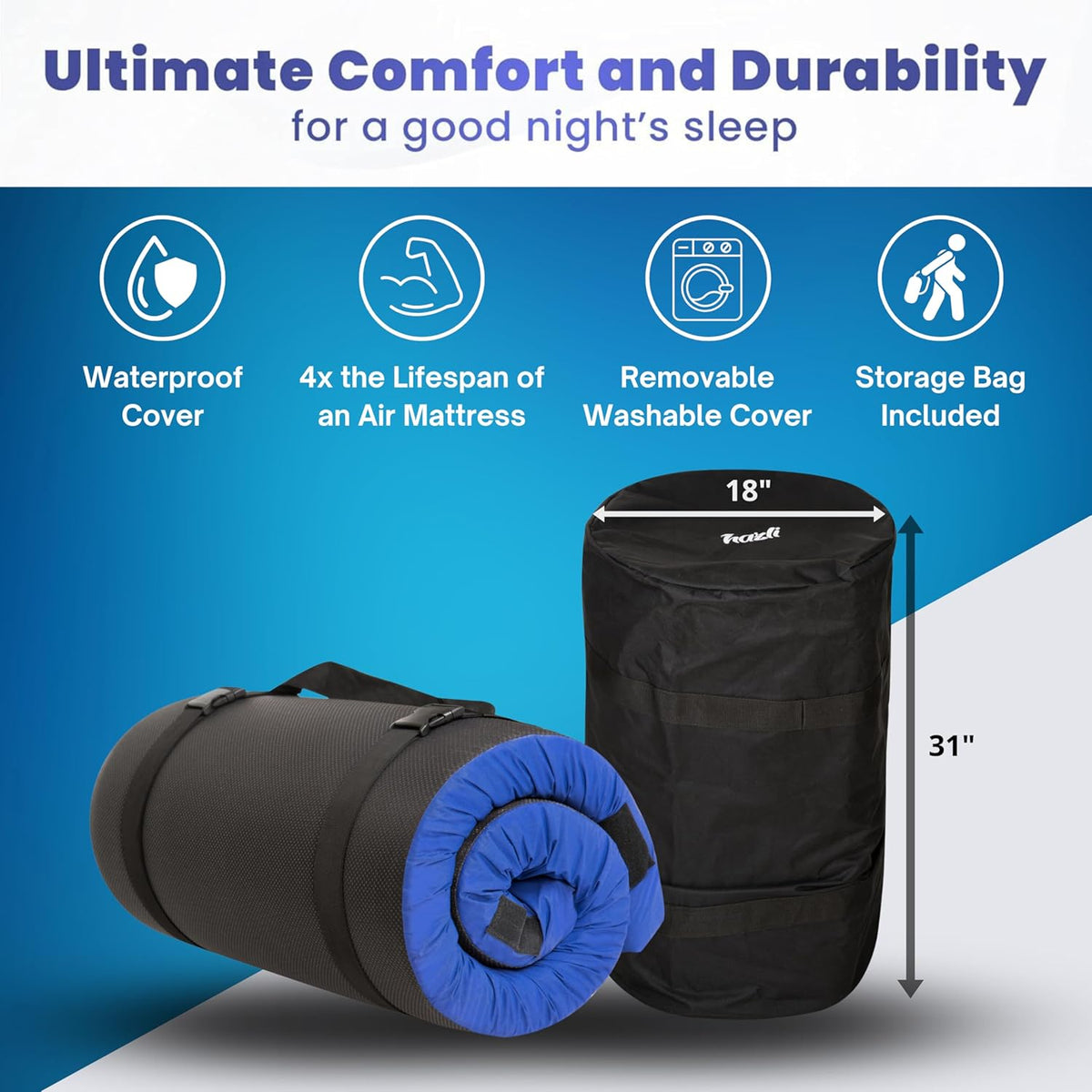 Matrix Air-Cell Memory Foam Camping Mattress