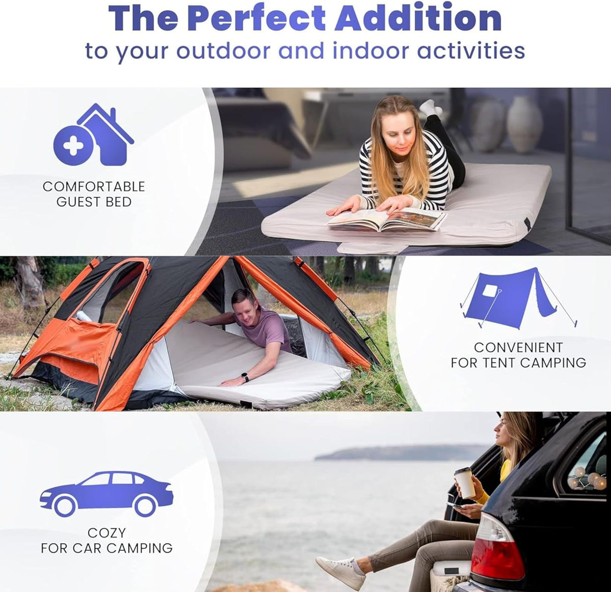 Matrix Air-Cell Memory Foam Camping Mattress
