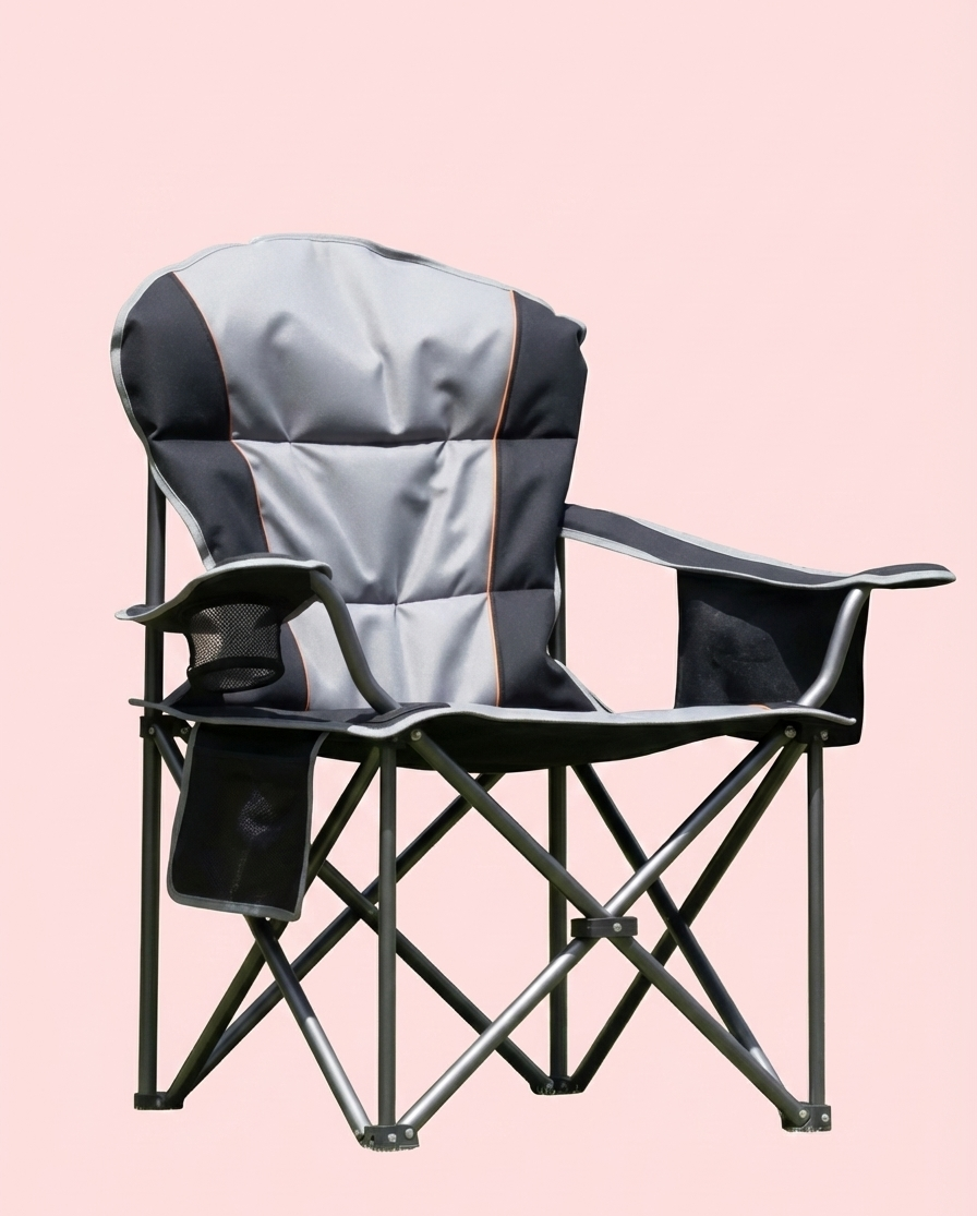 500-Lb Heavy-Duty Folding Camping Chair