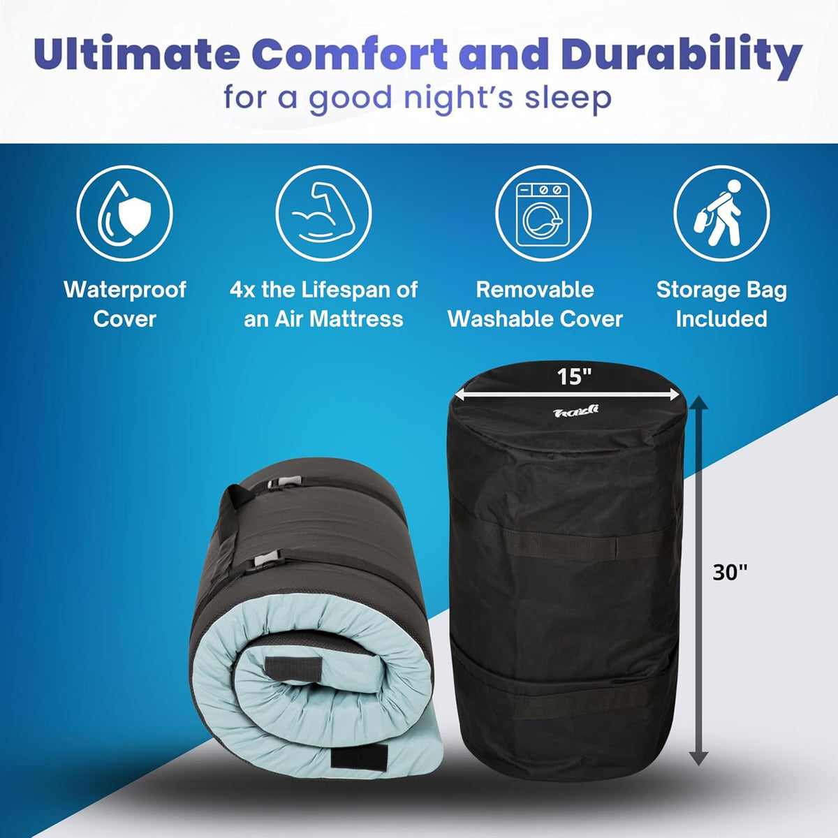Matrix Air-Cell Memory Foam Camping Mattress
