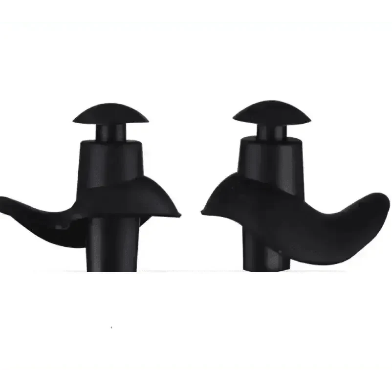 Blue Silicone Water Sports Earplugs Hypoallergenic