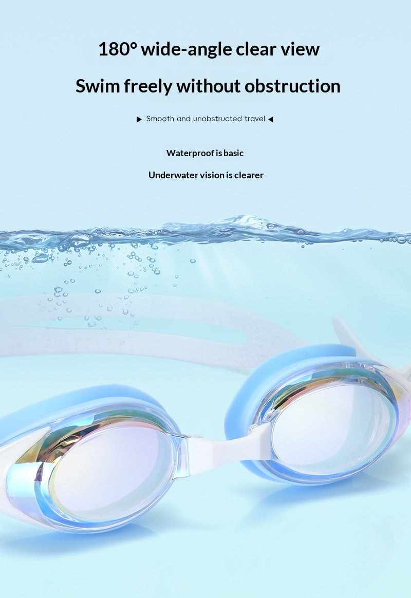 HD Silicone Swimming Goggles for Adults