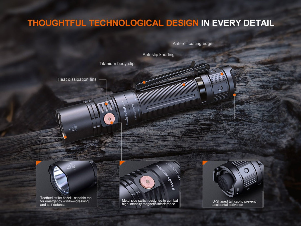 Fenix PD36R V2 Rechargeable Flashlight