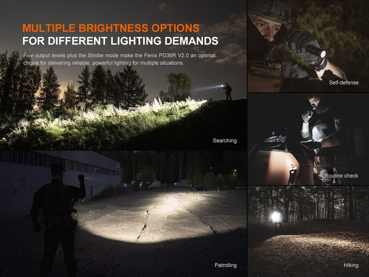 Fenix PD36R V2 Rechargeable Flashlight