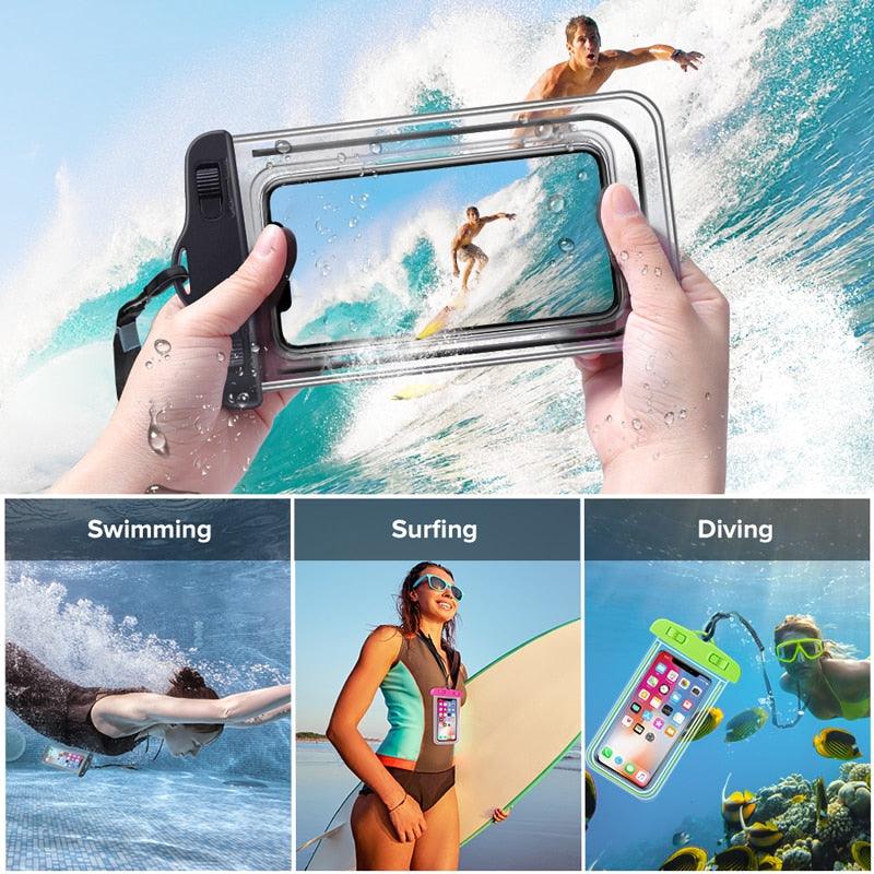 Fluorescent Waterproof Phone Pouch