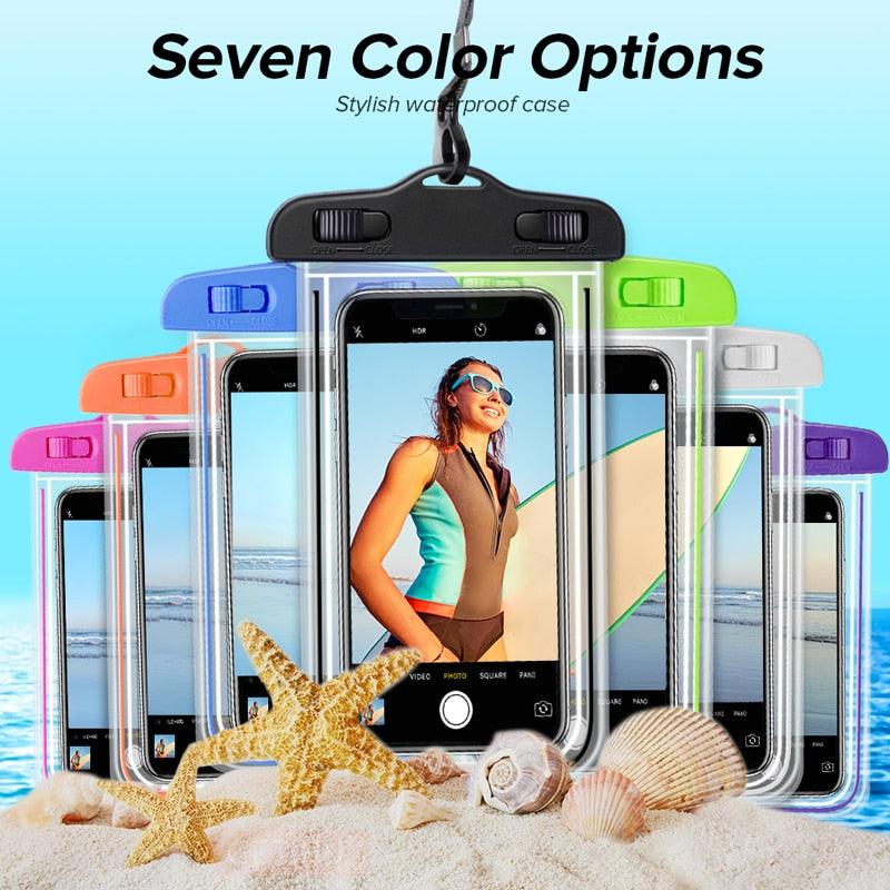 Fluorescent Waterproof Phone Pouch