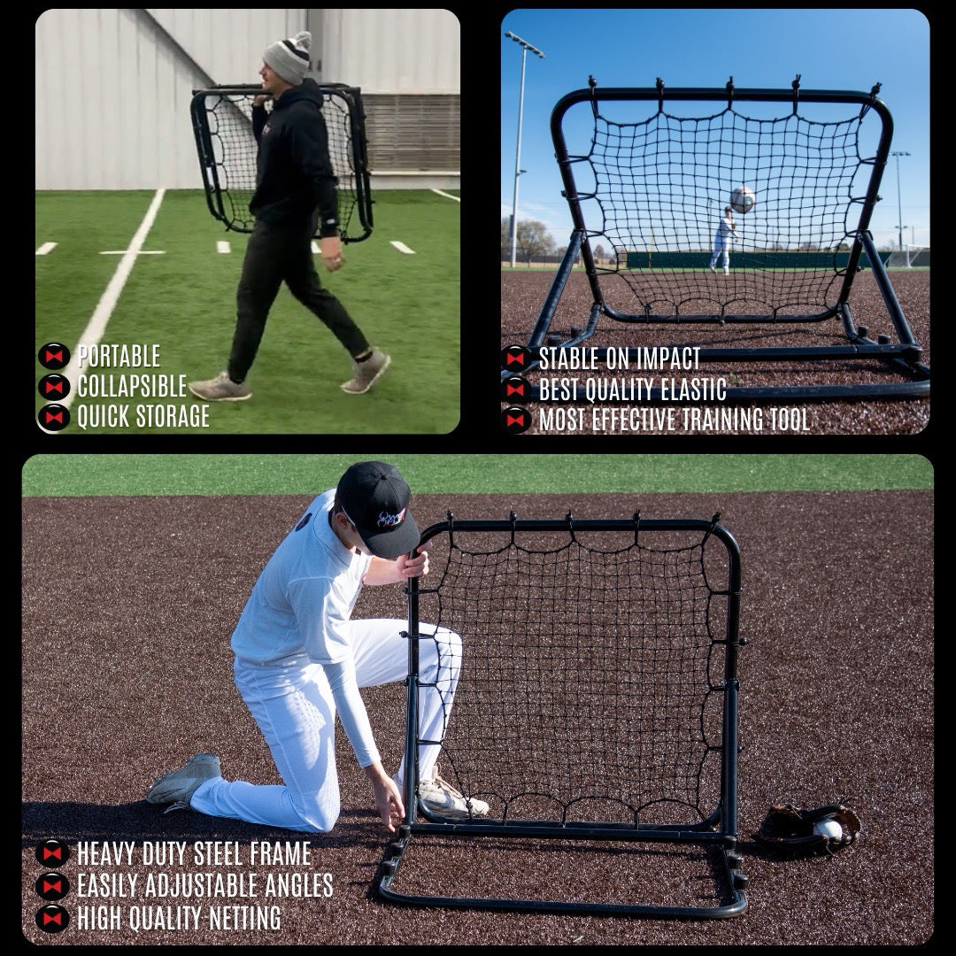 3×3 Portable Multi-Sport Rebounder Net